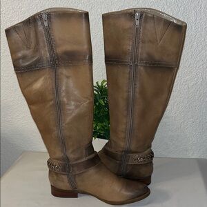 Alex Marie Tan Over the Knee Bootsus used good condition